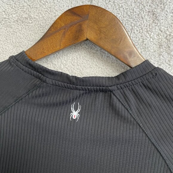 NWOT Spyder Active Women's S Black Short Sleeve Performance T-Shirt - Picture 7 of 8